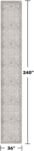 Hazo Haus Geometric 3x20 Wide Hallway Runner - Image 2