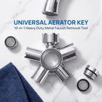 10-in-1 Faucet Aerator Removal Tool Kit,Universal Key M16.5-M28 Hidden STD