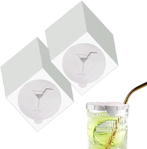 Drink Protection Cap 100 Pack,drink covers for alcohol protection，Universal Cup Lidfor wine glasses and tumblers. Easy to carry, night out, bar, party, (100 Pack)