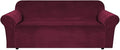 H.VERSAILTEX Stretch Velvet Sofa Covers Large Couch Covers Sofa Slipcovers by HVERSAILTEX