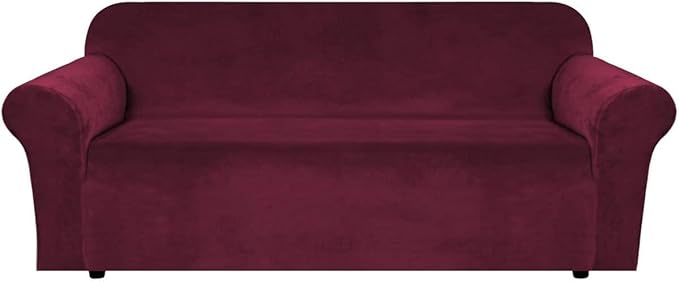 H.VERSAILTEX Stretch Velvet Sofa Covers Large Couch Covers Sofa Slipcovers by HVERSAILTEX