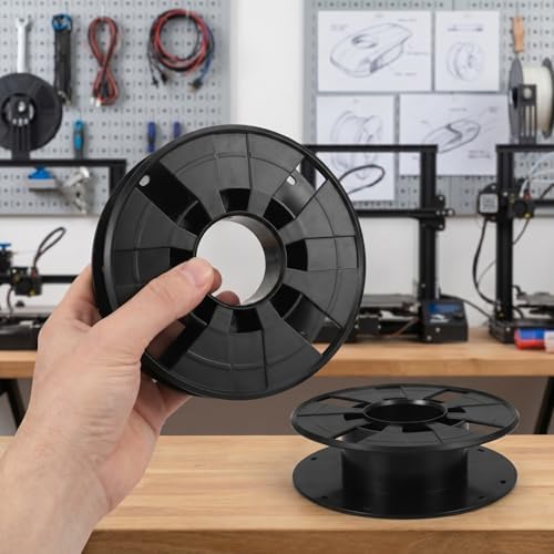 KALLORY 2pcs Printer Cord Storage Reel Capacity Electric Extension Cable Organizer Efficient Wire Management for Home Studio and School Use
