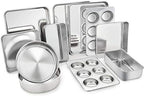 TeamFar Stainless Steel Bakeware Set of 11