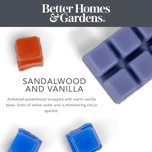 Better Homes and Gardens Scented Wax Cubes 2.5oz 2-Pack (Sandalwood and Vanilla)