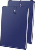 Vertical Accordion File Folder, Expanding File Document Organizer Bag for A4 Letter Size (A4,Letter,11 * 8.5, Blue)