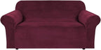 H.VERSAILTEX Stretch Velvet Loveseat Covers by HVERSAILTEX