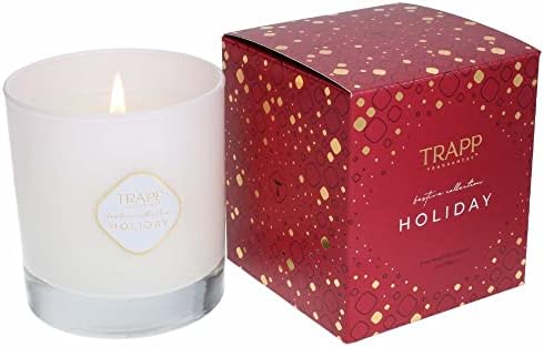 Trapp No. 58 - Holiday - 7 oz. Signature Candle - Aromatic Home Fragrance with Seasonal Scent of Cinnamon, Gingerbread, & Bourbon Vanilla Notes - Petrolatum Wax