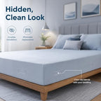 Adjustable Bed Sheet Holders, No Drill Bed Sheet Fasteners, Reusable Mattress Sheet Clips to Keep Sheets Taut & Secure, Fits Most Beds