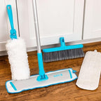 E-Cloth Easy-Click Mop w/ 4 Interchangeable Attachments, 1 Handle + 4 Tools