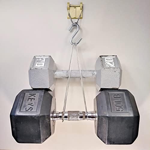 Self-Leveling 70 lb. Drywall Hanger (8 Pack), No-Tool, No-tilt: Heavy-Duty Patented Top-Dual-Hooks Lock Wire for Stable & Level Picture Hanging in One Action, with One Hanger; 24 S.S. Nails