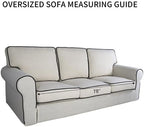 PureFit Reversible Quilted Sofa Cover, Water Resistant Slipcover Furniture - Image 6