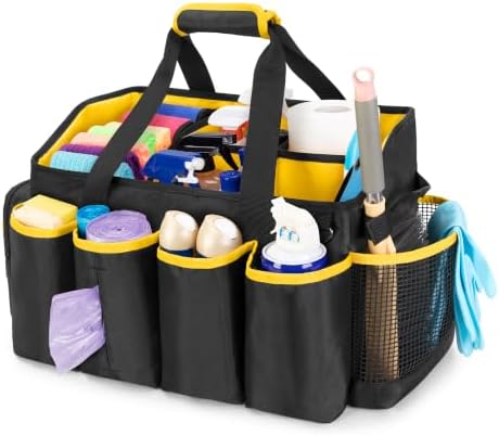 PGmoon Extra-Large Cleaning Caddy Organizer Bag with Handle