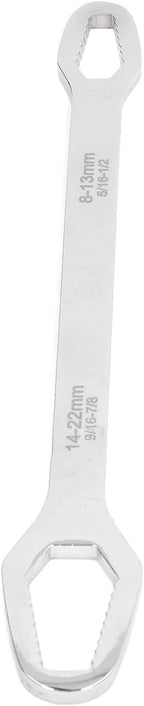 Self-Tightening Wrench, 8-22mm Double Ended