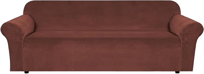 H.VERSAILTEX Stretch Velvet Sofa Covers Large Couch Covers Furniture Protector by HVERSAILTEX
