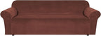 H.VERSAILTEX Stretch Velvet Sofa Covers Large Couch Covers Furniture Protector by HVERSAILTEX
