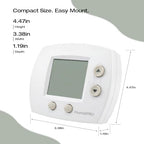 H6062 Programmable Digital Humidity Controller with Automatic Window Frost Protection, Manual and Dehumidify Modes, for Whole-Home Humidifier or Dehumidifier, Backlit Display
