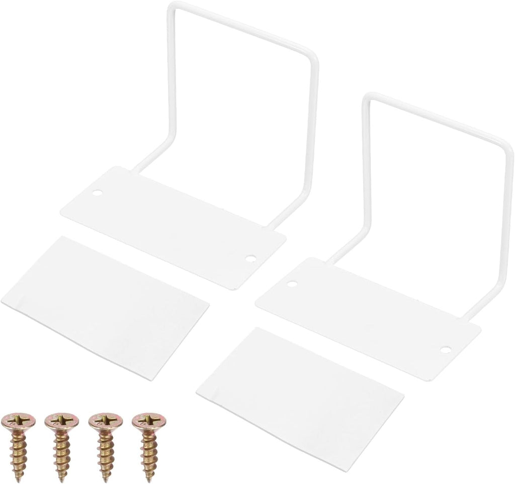 uxcell 2pcs Mattress Slide Stopper 4.7" x 3.9" Mattress Retainer Bar White