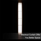 LEMOMO Blackout Curtains 52 x 120 Inch Long Chocolate Curtains Set of 2 Panels - Image 3