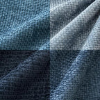 MIULEE Pack of 4 Couch Throw Pillow Covers 26x26 Inch Neutral Blue Soft - Image 5