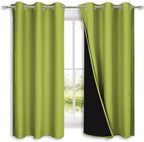 NICETOWN 100% Blackout Short Curtains by NICETOWN