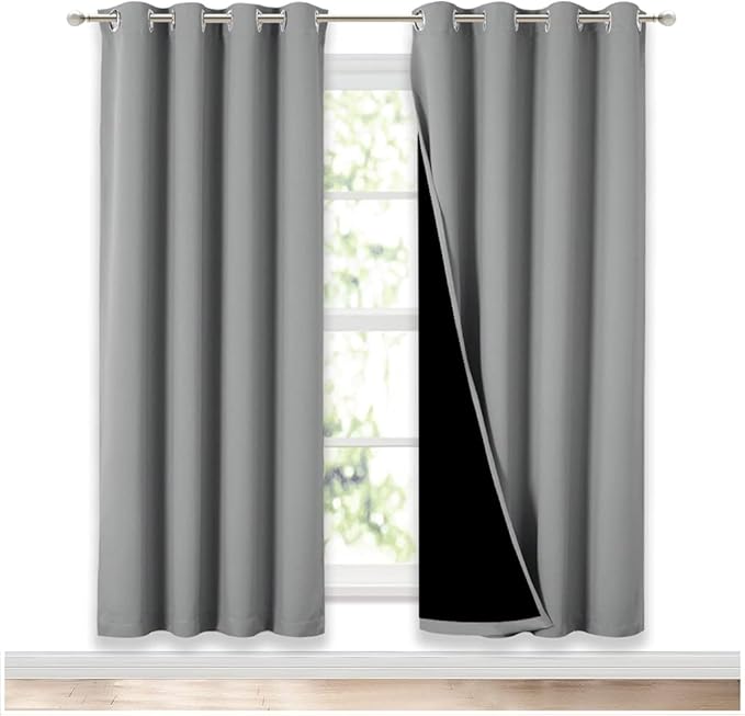 NICETOWN Full Shade Curtain Panels, Pair of Energy Smart & Noise Blocking Out by NICETOWN
