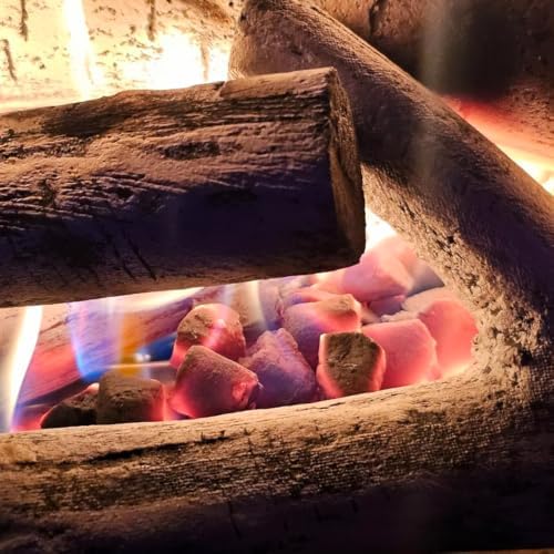 Midwest Hearth Ceramic Embers for Gas Fireplace (1-lb Bag, Black)