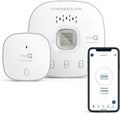 CHAMBERLAIN Smart Garage Control - Wireless Garage Hub and Sensor with Wifi & Bluetooth - Smartphone Controlled, myQ-G0401-ES, White