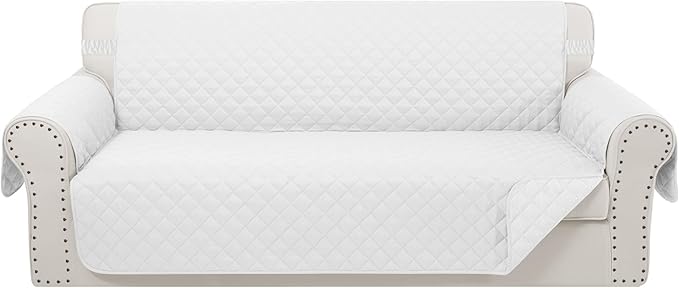 Reversible 4 Seater Sofa Cover 91 Inch Large Couch Cover Furniture by LuxshareHome