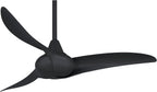 Minka-Aire F855-CL Wave 65" Ceiling Fan with Remote Control in Coal Finish