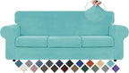 WEERRW 4 Pieces Velvet High Stretch Couch Covers by WEERRW