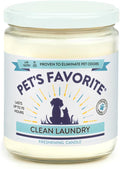 Clean Laundry Pet Odor Eliminator Candle Pet Friendly, 1 Pack