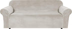 H.VERSAILTEX 1 Peice Stretch Velvet Sofa Covers by HVERSAILTEX