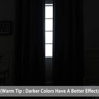 Yakamok Blackout Curtains Room Darkening Thermal Insulated - Image 2