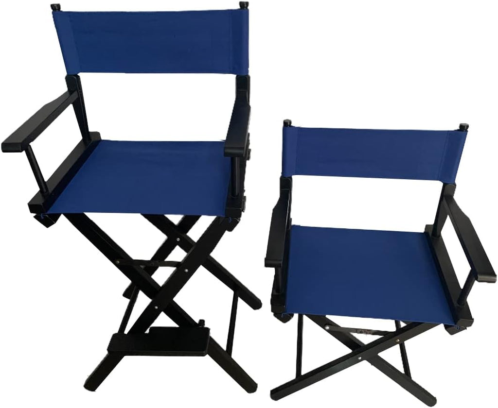 TBACW Directors Chair Canvas Replacement Covers Cloth, 2 Set (4pcs), Blue