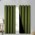 NICETOWN 100% Blackout Blinds, Olive Green, Laundry Room Decor Window Treatment by NICETOWN