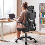 Marsail Ergonomic Office Chair with Lumbar Support, Home Office Desk Chair