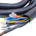Electriduct 1" UV Rated Flame Retardant Wire Loom Split Tubing - 10 Feet