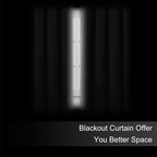 LEMOMO Blackout Curtains 66 x 72 Inch Long Light Grey Curtains Set of 2 Panels - Image 3