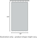Linen Off White Curtains 144 inch Extra Long - Image 8