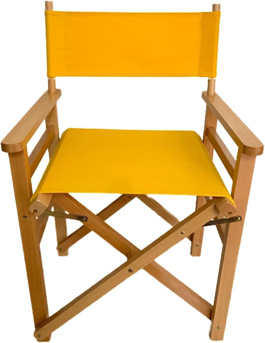 TBACW Directors Chair Canvas Replacement Covers, 2 Set (4pcs) Yellow