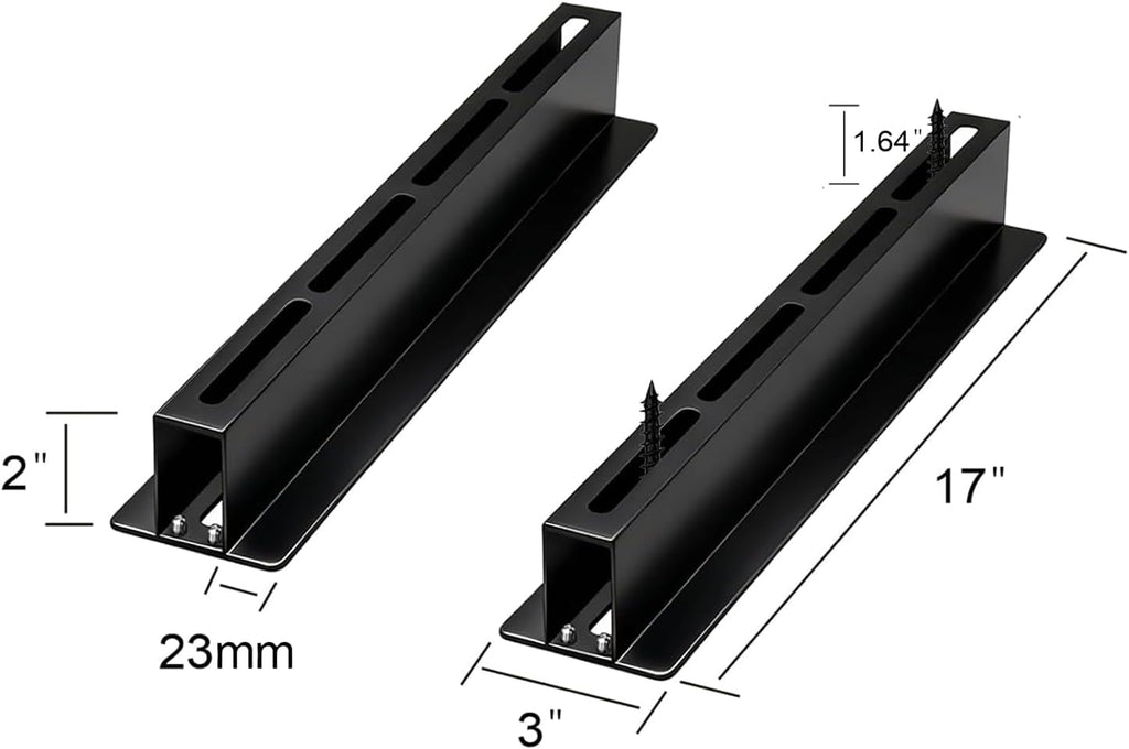Garage Ceiling Storage Racks, 17 Inch Rails, 8 Pack