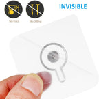 8Pcs Adhesive Furniture Wall Anchors No Drill Furniture Anti Tip Stickers for Bookcase Dresser Cabinet Safety and Stability Protection