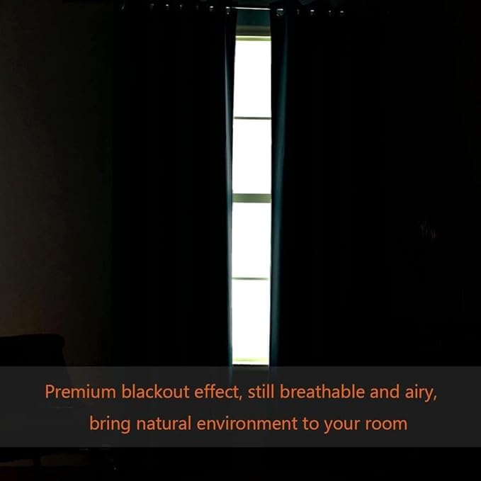 H.VERSAILTEX Blackout Patio Curtains 100 x 84 Inches - Image 5