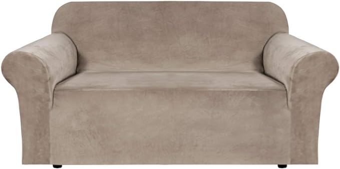 H.VERSAILTEX Stretch Velvet Loveseat Covers by HVERSAILTEX