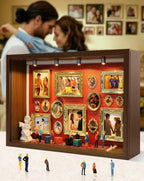 Memory Museum Kit Mini Picture Frame Shadow Box 9×13×3.3", Romantic for Her, Warm Pet Memorial, Personalized Gift for Woman, Wedding, Birthday, Mother, Graduation, Christmas