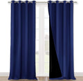 NICETOWN Full Shading Curtains 90" Long 2 Panels Set by NICETOWN