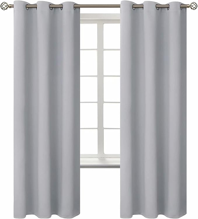 BGment Room Darkening Curtains 72 Inches Long by BGment