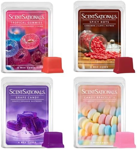 Scentsationals Candy Carnival - Candy Scented Wax Melts Variety Pack