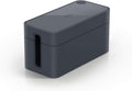 Durable, Cable Management Box, Graphite, Small