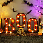 Zimati Halloween Decorations Indoor Boo Sign Mantel Decor, 8.5 in